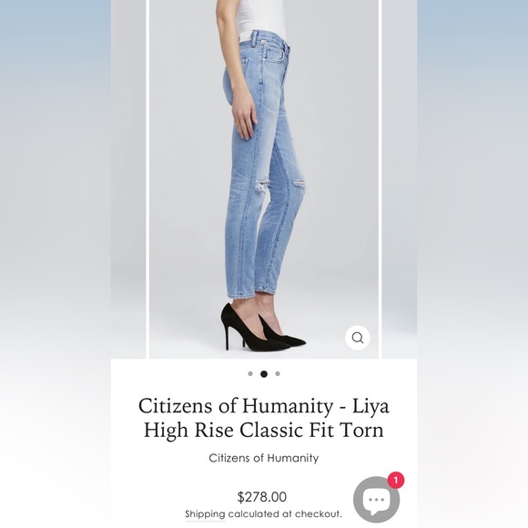 Citizens of Humanity Liya high rise - torn
size 24 - Picture 6 of 8
